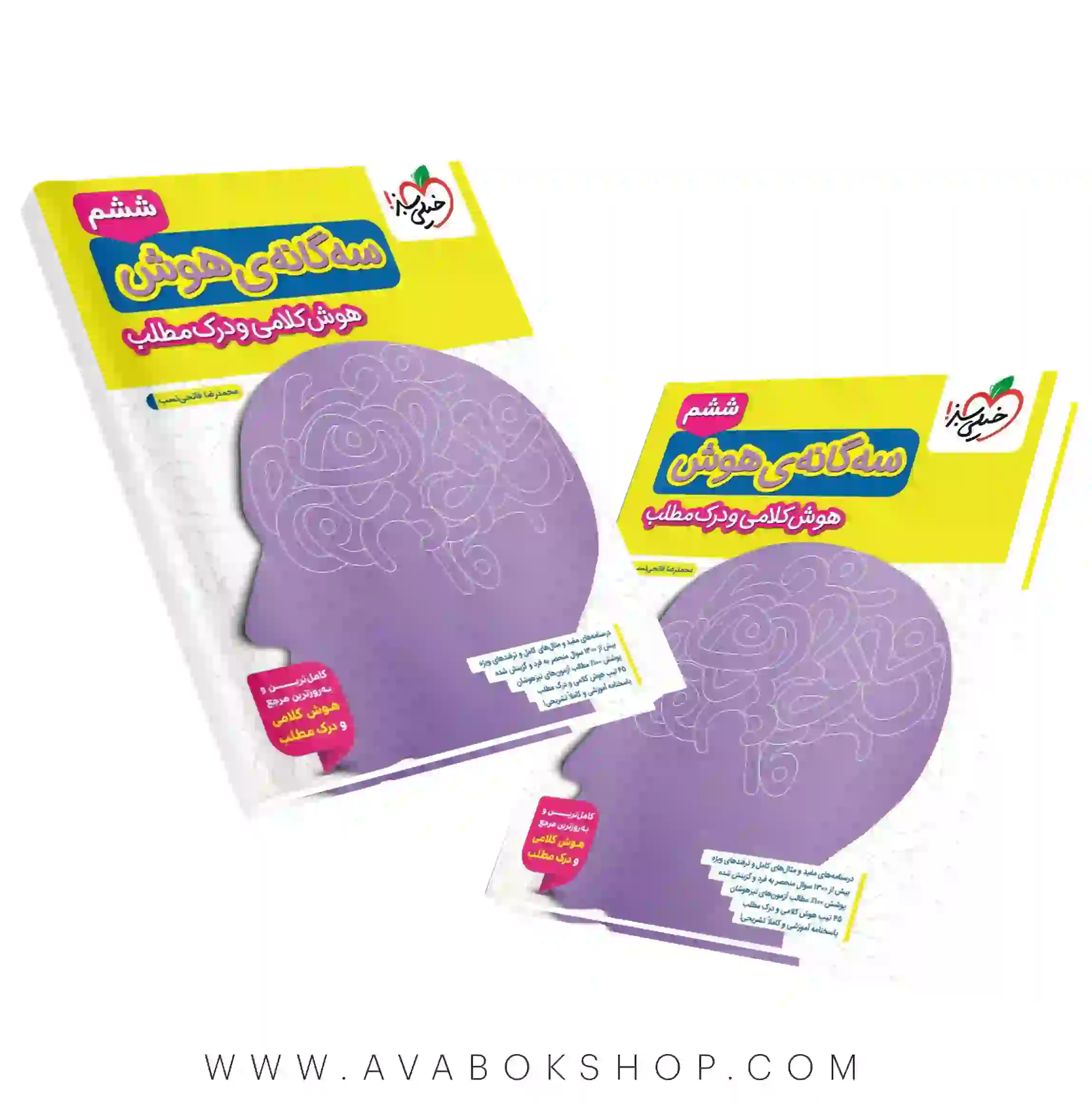 کتاب تیزهوشان سه گانه هوش کلامی و درک مطلب ششم دبستان خیلی سبز